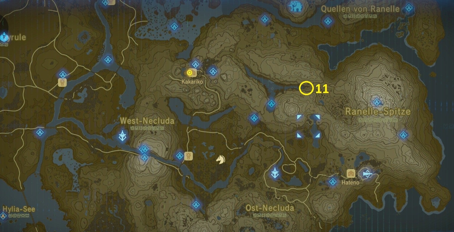 Zelda: Breath Of The Wild - Schreine: Karte, Alle Fundorte 983